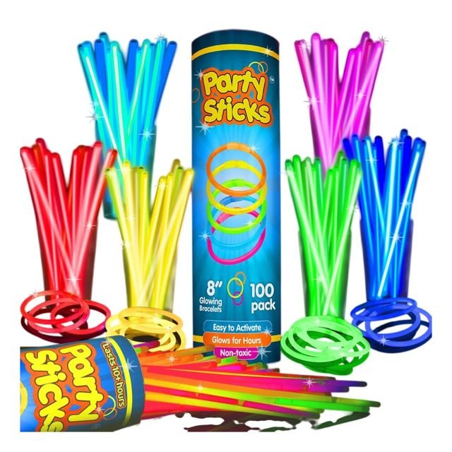 Glow Sticks, 100 pack