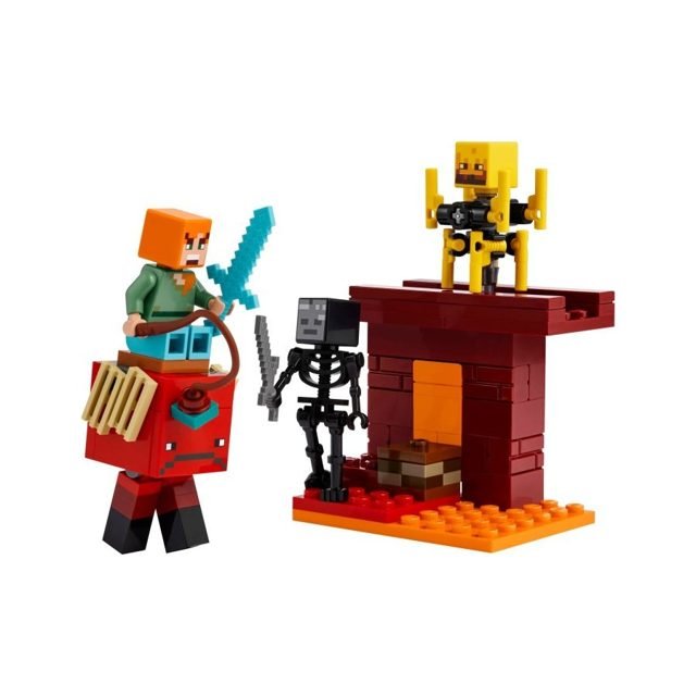LEGO Minecraft Nether Lava Battle