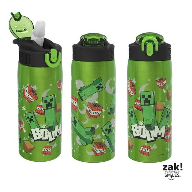 Zak Designs Minecraft Water Bottle